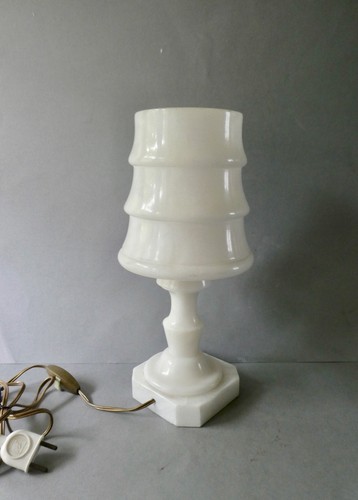 Lampe marbre blanc - en,