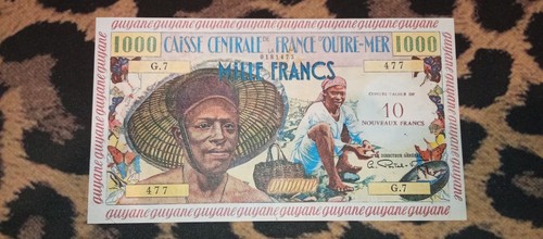 Billet 1000 francs pêcheur - francs,