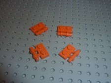 4x LEGO Orange Plate 1x2 with
