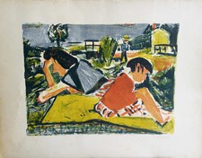 François DESNOYER (1894-1972). Lithographie . pv80