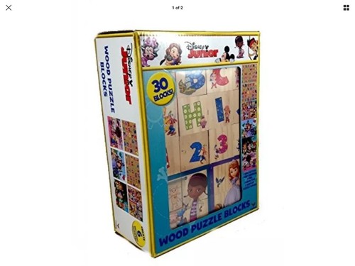 Disney wood puzzle blocks - puzzle,