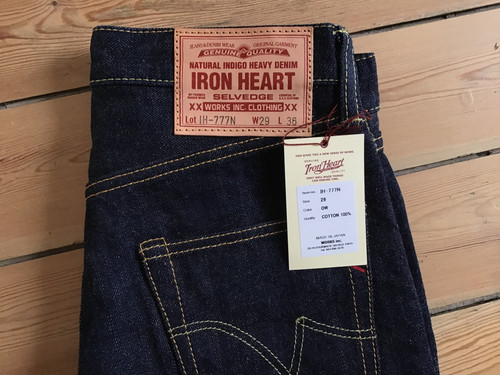 Jean iron heart - iron, selvedge