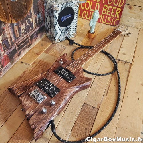 Cigar box guitare solid body - box,