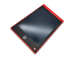 Ardoise Magique LCD 8.5" | Tablette de Dessin Éducative pour Enfants Rouge