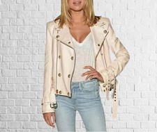 Veste En Cuir De Designer