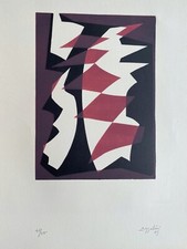 BOZZOLINI SILVANO GRAVURE SUR BOIS 49 SIGNÉE AU CRAYON NUM/55 HANDSIGNED WOODCUT