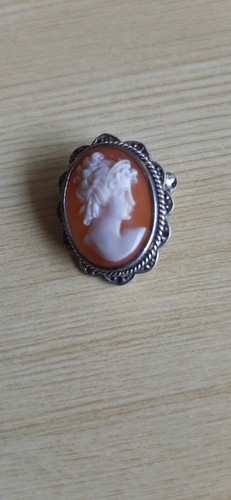 Broche pendentif argent - en,