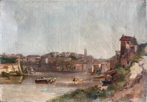 Tableau hst fin xix italie - tableau,