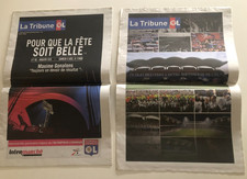 PROGRAMME LA TRIBUNE OL - LYON / ANGERS 2015 DERNIER MATCH A GERLAND