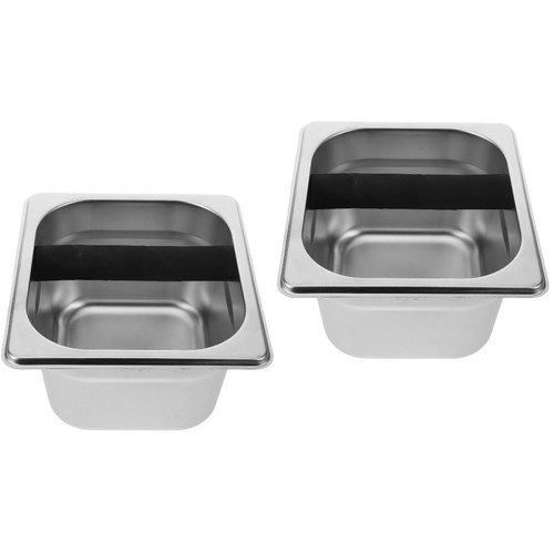 Silver stainless steel - silver, coffee