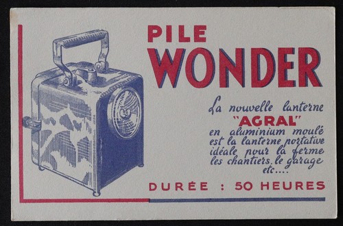 Buvard pile wonder - buvard, lanterne