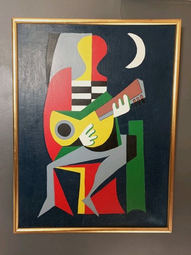 Tableau vintage personnage - tableau,