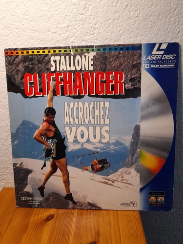 Laser disc video cliffhanger - laser,