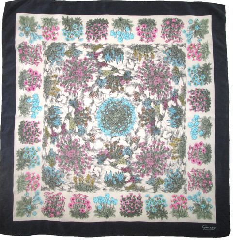 Gucci foulard soie tbeg - gucci,