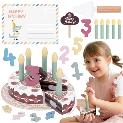 Gâteau anniversaire bois - gâteau, d'anniversaire