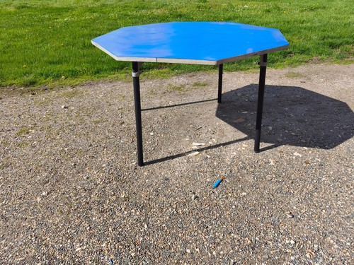 Table octogonale - table,