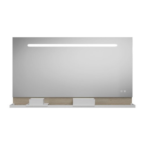 Miroir lumineux burgbad fiumo - lumineux,