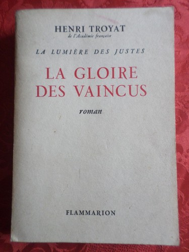 Roman gloire des vaincus - roman,