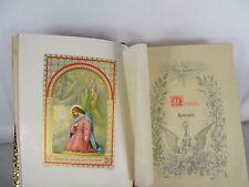 Chromolithographs Christian Missal Roman Illustrated Catholic Bible Art 1893