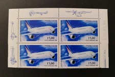 TIMBRES POSTES AERIENNE bloc