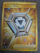 Carte Pokémon Ecusson Metal 214/202 Gold EB01 EB1 Epee et Bouclier FR
