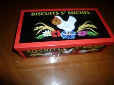 Boite tole Gateaux SAINT MICHEL  23,3 cm x 13 cm x 6,3 cm
