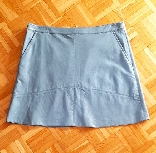 Jupe simili cuir 46 - simili,