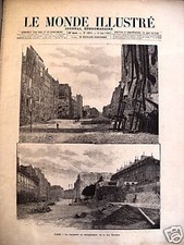 LE MONDE ILLUSTRE 1895 N° 1994 PARIS LA RUE REAUMUR