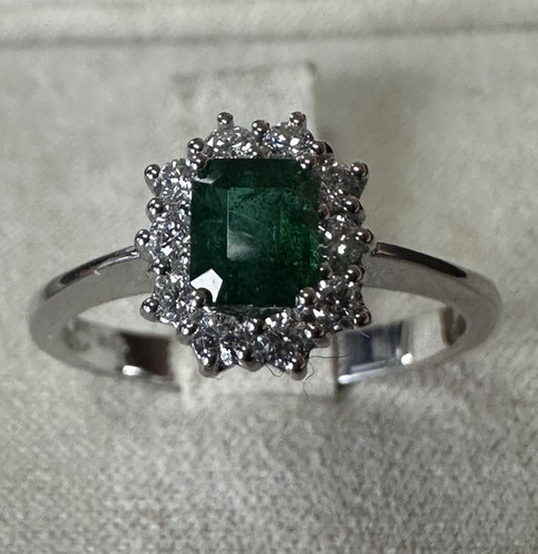 Bague blanc 18kt - bague,