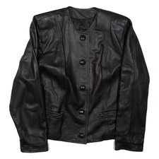 Veste Femme Noir Cuir