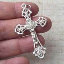 Pendentif Croix en Argent Fin