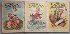 3 BD " Fillette " TRANS-PRESSE - Exclusivité HACHETTE - 1952