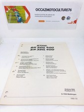 Vue Éclatée Souffleur Stihl BR SR 320, 400 ( Français, Anglais, Allemand )