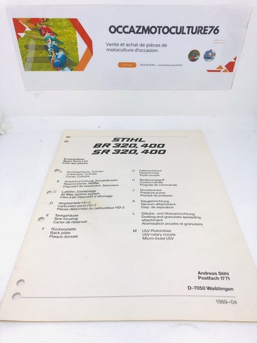 Vue éclatée souffleur stihl - Éclatée,