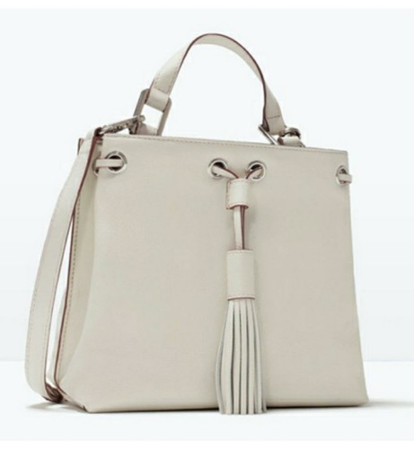 Zara leather bucket - zara,