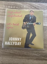 Disque 45 Tours 2 Titres Johnny Hallyday Disque Vinyles Couleur Vert Réédition