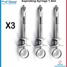 Dentaire Aspirant Cartridg Seringues 1.8ml Matériel D'Anesthésie Un Anneau