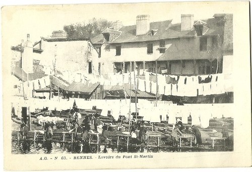 Rennes carte postale - rennes, 35