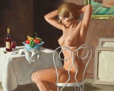 toile tableaux nue femme sexy 40x60 cm  