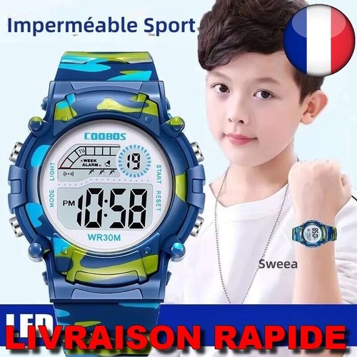 Montre numérique sport - montre,
