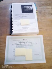 Livret 2 VAE DEASS ASSISTANTE DE SERVICE SOCIAL 166 PAGES. VALIDÉ. ENVOI RAPIDE