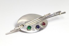Broche Argent 925 Pinceau