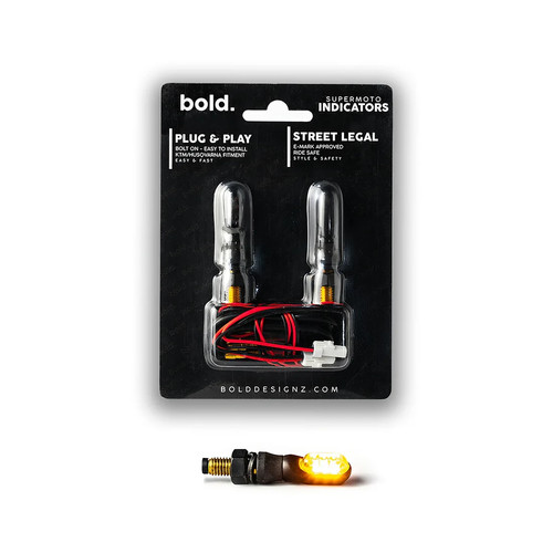 Bold supermoto indicators - indicators, kit