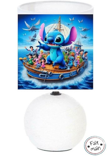 Lampe chevet stitch idée - lampe,