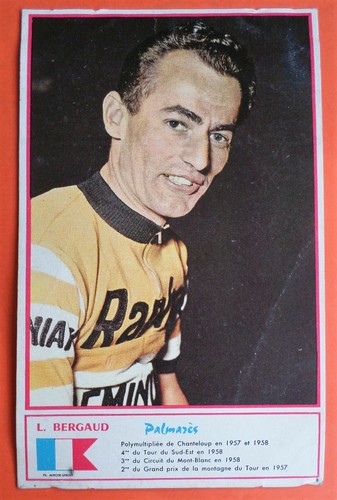 Carte cycliste bergaud - carte,
