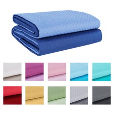 Couvre-Lit Double Face Matelassé Thermosoudé Uni Simple