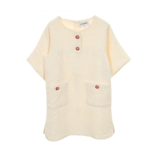 Robe tweed boutonnée - en,