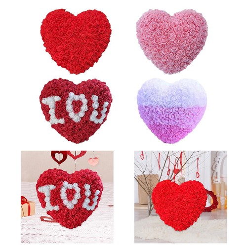 Coeur rose fleur décoration - rose,