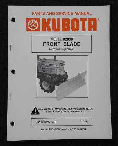 Kubota b6100 b6200 b7100 - b6200,