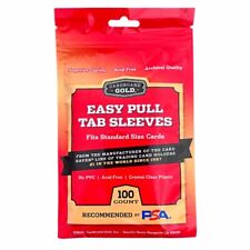 Easy Pull Tab Sleeves x100  -  Sleeves  à Languettes - PSA RECOMMENDED
